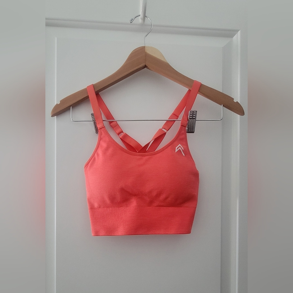 Oner Active Classic Seamless Sports Bra Coral Marl | M